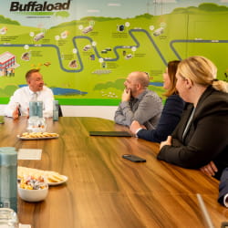 Group at a meeting table